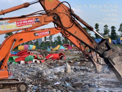 Phá dỡ nhà, phá dỡ công trình lớn bé Quận Đống Đa với đơn giá chỉ từ 100.000đ/m2 tại Hà Nội